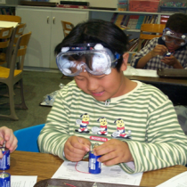 Fourth Graders Study Optical Properties of Solids